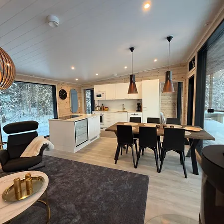 别墅 Modern Villajoenhelmi With Jacuzzi And Sauna